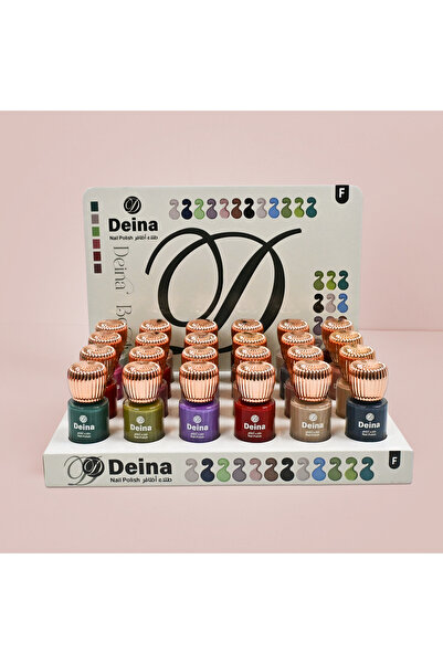 Deina A professional nail polish set containing 24 rich and varied colors, gi...