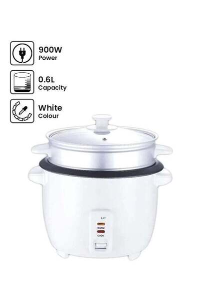 LC Electric Rice Cooker 0.6L 900W