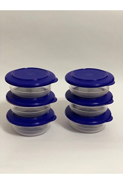 Tupperware Kristalin Set of 6 (275 ml) Blue Lid Krital Set of 6 Blue Lid