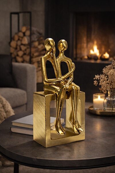 ersu store 25 cm Kaideli Couple Biblo Obje Süs Dekoratif Ev Ofis Aksesuar