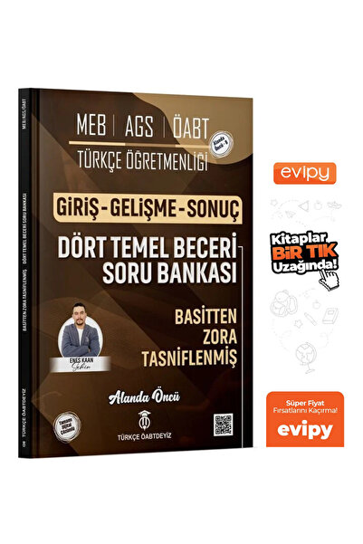 TÜRKÇE ÖABTDEYİZ Enes Kaan Şahin |2026 ÖABT MEB-AGS Türkçe Dört Temel Beceri ...