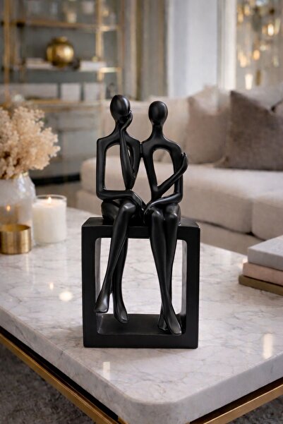 ersu store 25 cm Kaideli Couple Biblo Obje Süs Dekoratif Ev Ofis Aksesuar