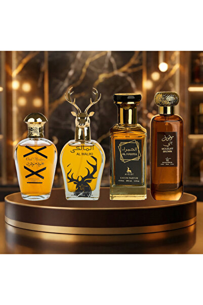 DUBAİ Σετ 4 αρωμάτων για άνδρες Arabian 100ML - Oud Modern + Maliki + Al Hamr...
