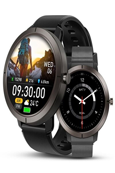 BySunny Smartwatch DM76, AMOLED Screen, Integrated GPS, Bluetooth Call, 5ATM ...