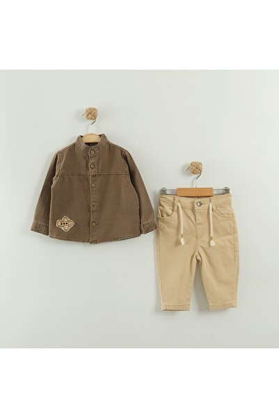 caravan Erkek Çocuk Özel Gün & Bayramlık 2’li Takım %100 Pamuk – Gömlek Ceket...