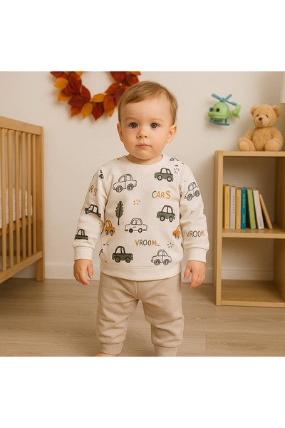 KapsülBebek Baby Boy Set 2-Piece - with Car
