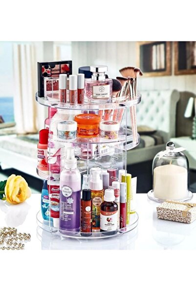BULUT 360 derece Demonte Pleksi Makyaj Kozmetik Cit Bakımı Parfüm Düzenleyici...