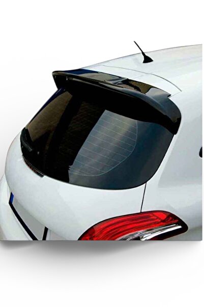 Harphour Peugeot 208 (2012-2015) Uyumlu Spoiler Pianoblack İthal Abs Plastik ...