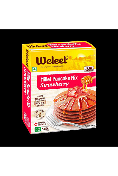 Super Pancake WELEET Millet Pancake Mix - Strawberry