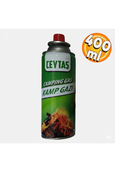 CEYTAŞ Kamp Gazı Bütan Propan Tüpü Portatif Ocak Kartuşu 400 ml Tek kullanıml...