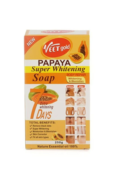 Veet Gold Papaya Super Whitening Soap 250g