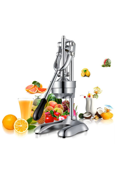 Vortex Manual stainless steel fruit juicer for squeezing lemons, oranges, and...