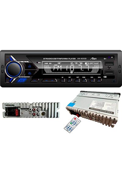 ALIEN Player MP3 auto cu TF/USB/BT, detașabil față AN 8253D