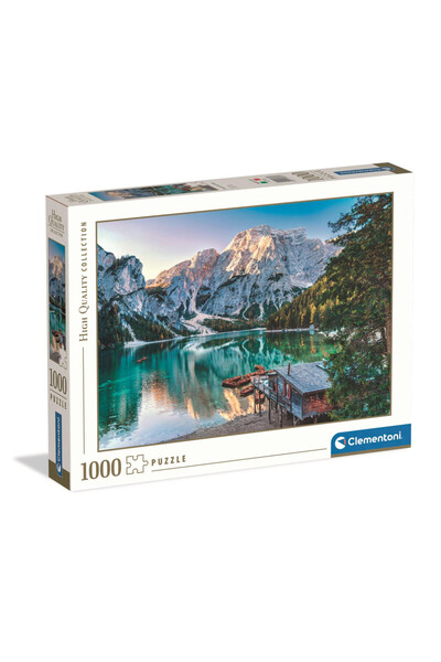 CLEMENTONI Orașe Lake Braies Puzzle de 1000 de piese Italia de