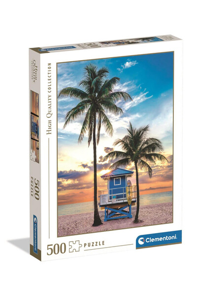 CLEMENTONI Orașe Miami Beach Puzzle Florida de 500 de piese