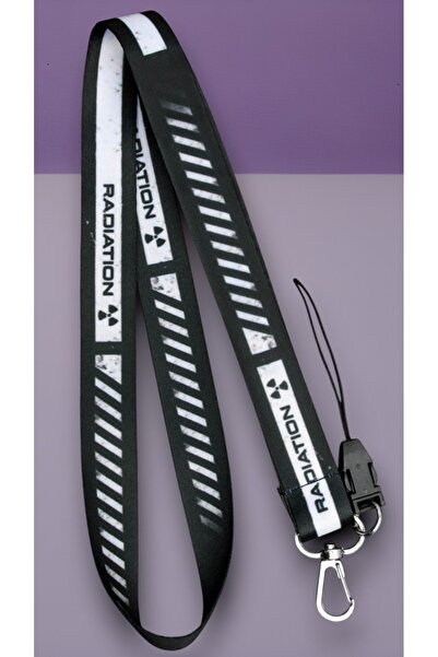 chic crazze حبل تعليق للرقبة بنمط الطاقة النووية للهاتف والبطاقات