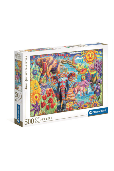 Animals Elefant Carnival Puzzle Clementoni 500 piese