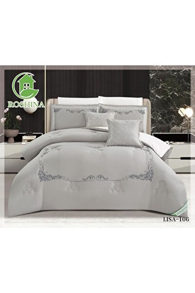 Roshin Beauyt Liza's Embroidered Summer Bedspread, 8 Pieces