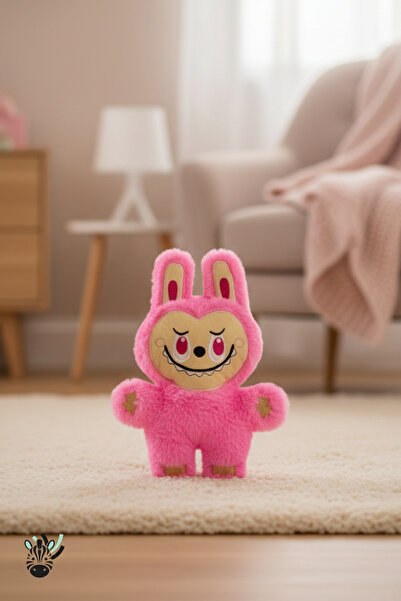 Sevimli Pembe Peluş Oyuncak – Yumuşak Dokulu, Karakter Tasarım