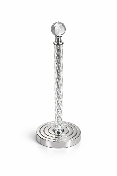 HaRe Home Metal Roll Towel Holder with Glass Detail