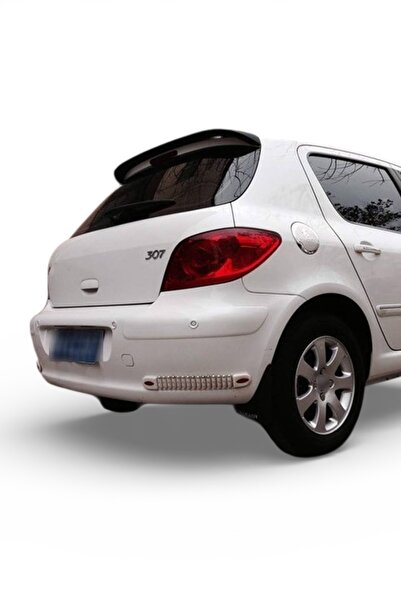 Harphour Peugeot 307 Uyumlu Spoiler Pianoblack İthal Abs Plastik Parlak Siyah...