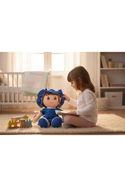 Renkli Düşler Atölyesi Mira Peluş Bez Bebek 70cm /Oyuncak Bebek/Hediyelik /Oy...