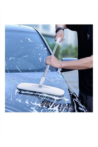 Baseus Handy Dual Use car mop, telescopic, dual use, aluminum, White