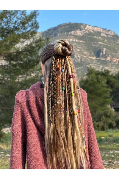 ÖRÜK EVİ African Braided Handmade Hair Clip – Rasta Style