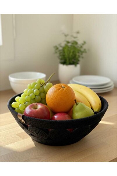 LİORA DESING Ev İçi Düzenleyici Organizer Meyve Sepeti %100 Pamuk