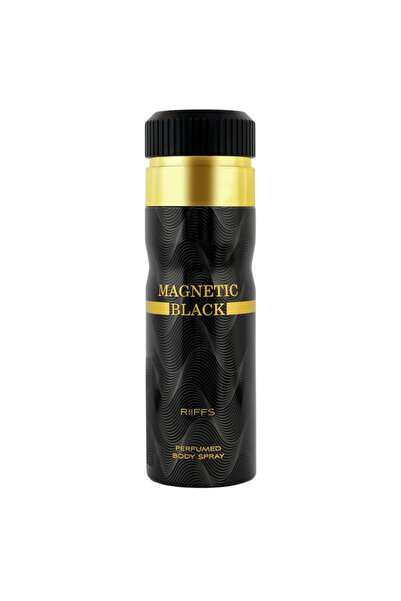 Riiffs MAGNETIC BLACK, spray deodorant de corp, 200 ml