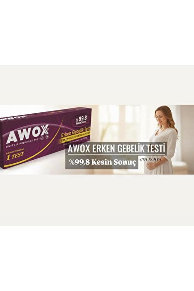 AWOX Erken Gebelik Testi %99.8 Kesin Sonuç