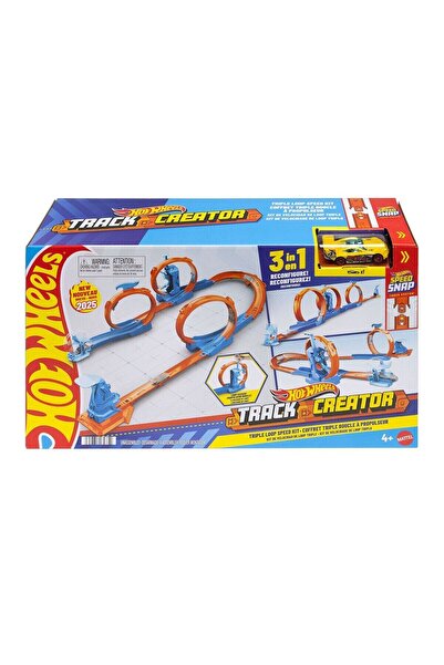 HOT WHEELS JDW39 Track Creator Triple Loop Speed Kit