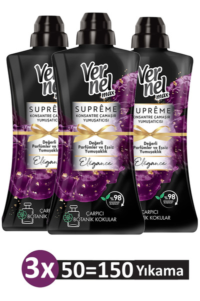 Vernel Max Supreme Elegance 1.2L x 3 Adet