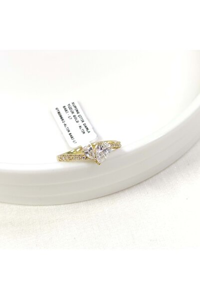 Güler Yüzlü Silver خاتم XUPING ذهبي اللون - ذهبي أصفر - 17