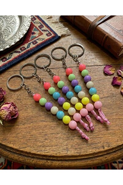 Lotus Dükkan Say Tesbihi - Tavaf Tesbihi - Renkli, 5'li Set