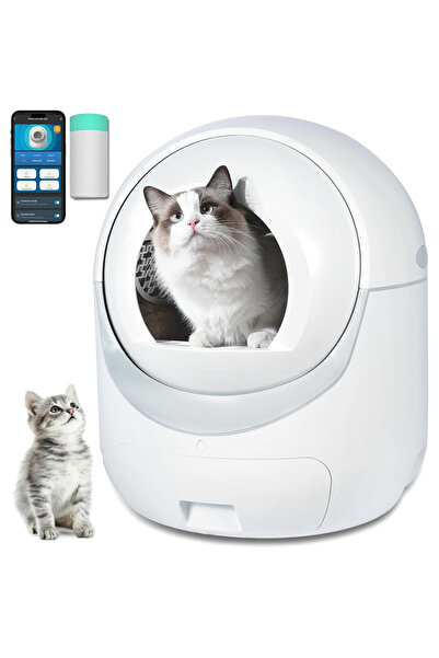 Dasbo Smart Automatic Cat Litter Box, Intelligent with Self-Cleaning Function...