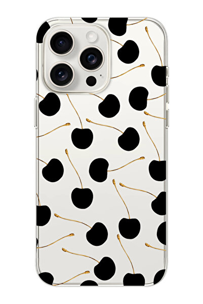 moonset Iphone 16 Pro Uyumlu Baskılı Yumuşak Silikon Şeffaf Telefon Kılıfı