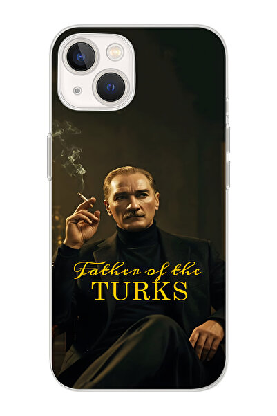 moonset Iphone 15 PLUS Uyumlu Baskılı Yumuşak Silikon Şeffaf Telefon Kılıfı