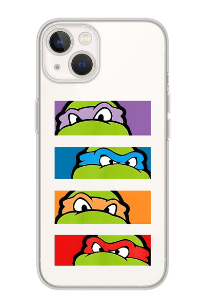 moonset Iphone 15 Uyumlu Baskılı Yumuşak Silikon Şeffaf Telefon Kılıfı