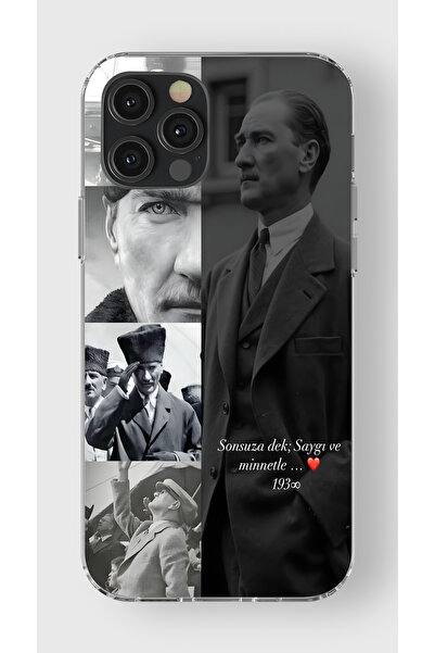 moonset Iphone 12 Pro Max Uyumlu Baskılı Yumuşak Silikon Şeffaf Telefon Kılıfı