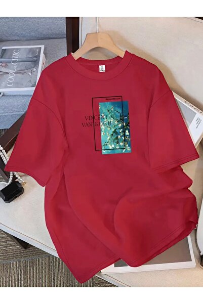 FUFLUNS Vincent Printed Oversize Circular Neck T-Shirt