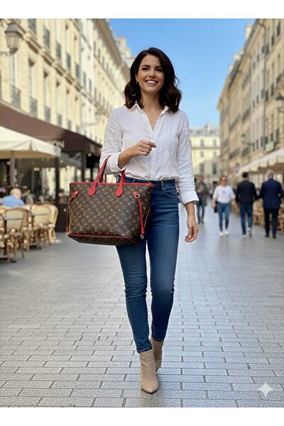 w white stars sports & wear Women-Girls Lv Pattern Modern Shoulder Bag