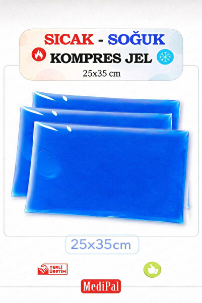 MediPal 3 Adet 25x35 cm Termojel - Bel, Boyun, Eklem Ağrıları İçin İdeal