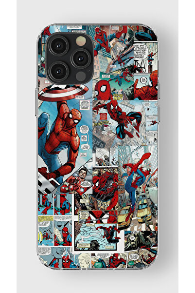 moonset Iphone 12 Pro Max Uyumlu Baskılı Yumuşak Silikon Şeffaf Telefon Kılıfı