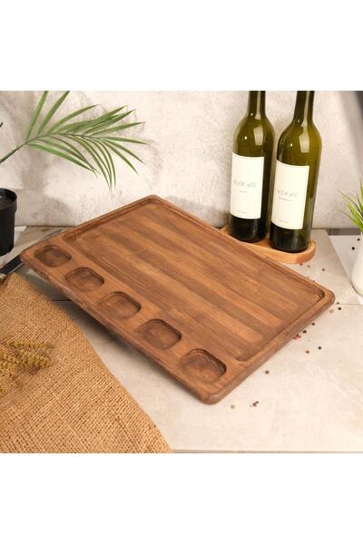 Rabo Craft Wooden Mega Size Presentation Plate - Snack Plate - Fruit - Breakf...