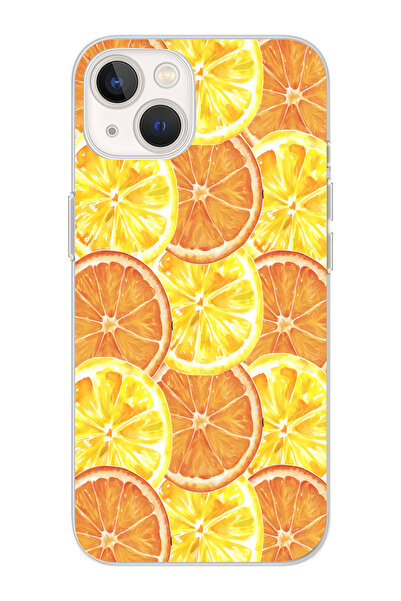 moonset Iphone 13 Uyumlu Baskılı Yumuşak Silikon Şeffaf Telefon Kılıfı