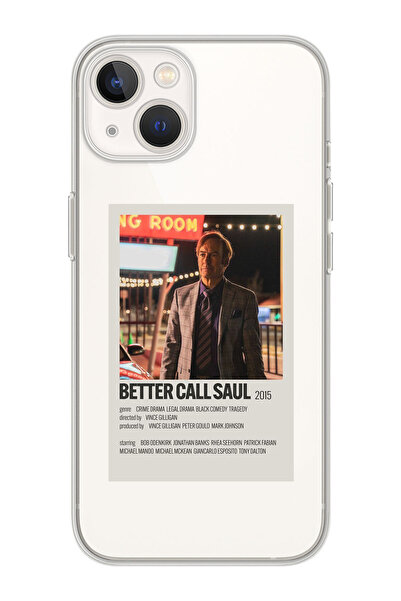 moonset Iphone 15 Uyumlu Baskılı Yumuşak Silikon Şeffaf Telefon Kılıfı