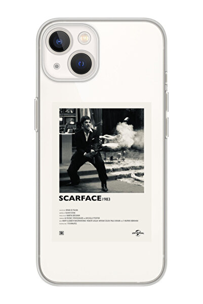 moonset Iphone 15 Uyumlu Baskılı Yumuşak Silikon Şeffaf Telefon Kılıfı