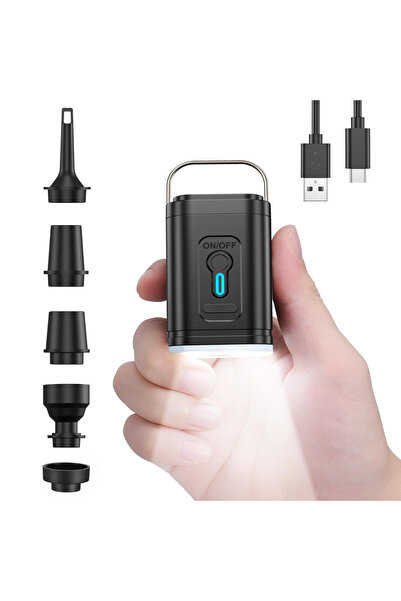 Dasbo Електрическа въздушна помпа, 3 в 1, надуване / изпускане / вакуумиране,...