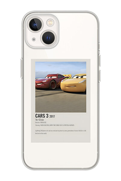 moonset Iphone 15 Uyumlu Baskılı Yumuşak Silikon Şeffaf Telefon Kılıfı